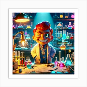 I'M A Scientist Art Print