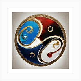 Yin Yang 73 Art Print