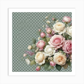 Bouquet Of Roses 4 Art Print