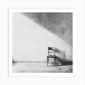 Chair In The Sun Art Print