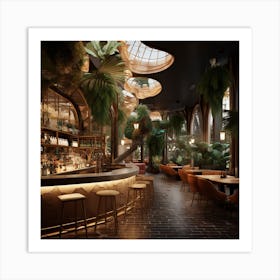 Tropical Bar Art Print