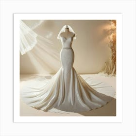 Mermaid Wedding Dress Poster