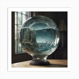 Water Globe Art Print