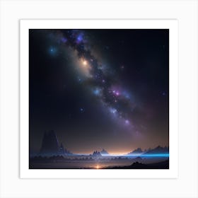 Galaxy Wallpaper 1 Art Print