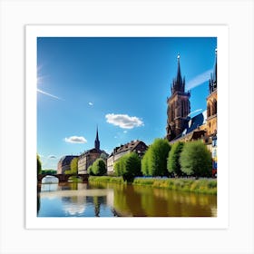 Saarbrücken, Germany Art Print