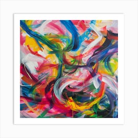 Abstract Painting 630 Art Print