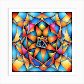 Abstract Fractal 3 Art Print