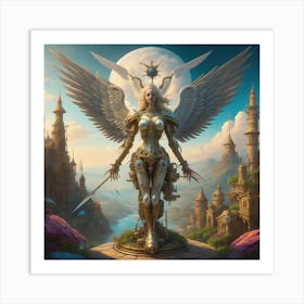 angel wings 6 Art Print