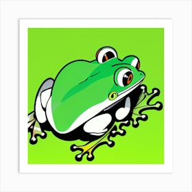 Frog@ Art Print