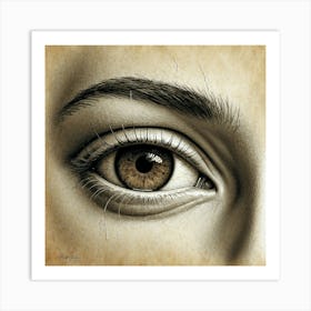 Eye Of A Woman 1 Art Print