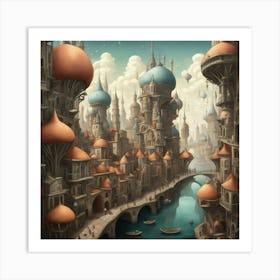 City In The Sky 13 Art Print