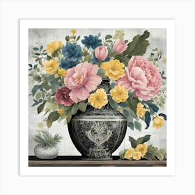 Flowers In A Vase 1 Art Print