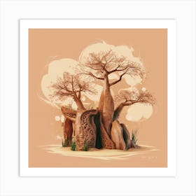 Baobab Tree 6 Art Print