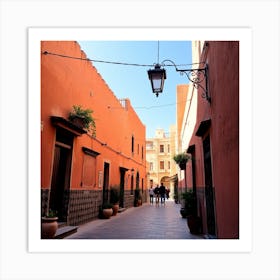 Alleyway Stock Videos & Royalty-Free Footage Art Print