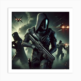 Shadow Operatives Raven Vanguard Art Print