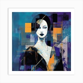 Abstract Woman 2 Art Print