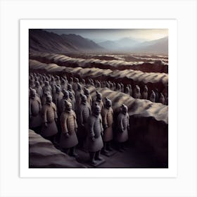 Terracotta Warriors Art Print