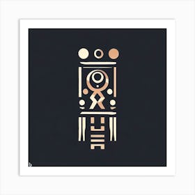 Nsibidi uwa Art Print