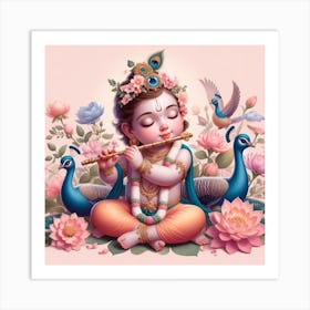 Lord Krishna 2 Art Print