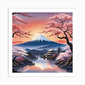 Mt Fuji 1 Art Print