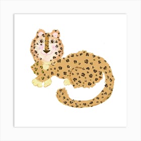 Cute Leopard Art Print