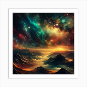 Nebula 136 Art Print