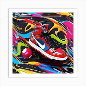 Nike Jordan 1 High Art Print