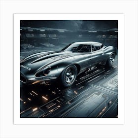 Futuristic Sports Car 3 Art Print