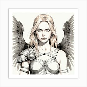 Angel Wings Art Print