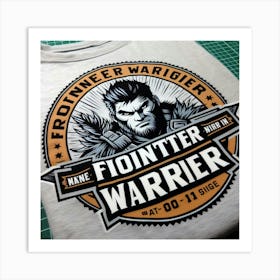 Frontier Warrior Art Print