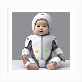 Robot Baby 2 Art Print