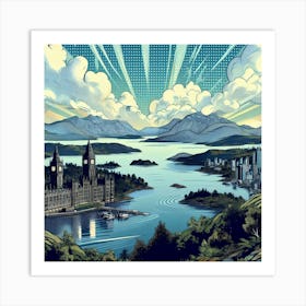 Enchanted Horizon 26 Art Print