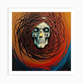 Skull Of The Day Art Print