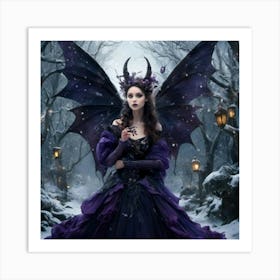 The Dark Fairy Art Print