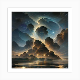 'Clouds In The Sky' Art Print