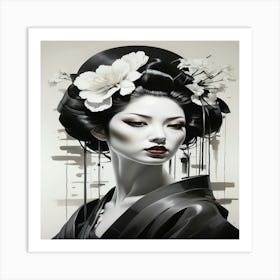 Geisha 1 Art Print