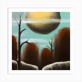 Painted Forest Art Print