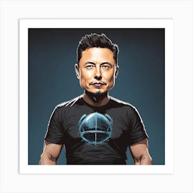 Elon Musk 2 Art Print