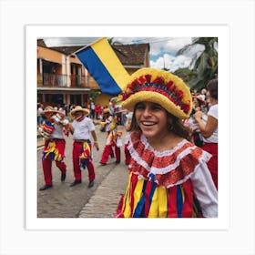 Colombia Art Print