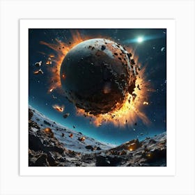 Space Explosion 1 Art Print