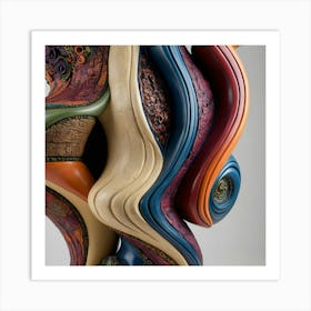 Abstract Sculpture 3 Art Print