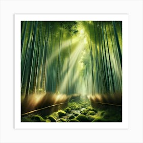 Bamboo Forest 4 Art Print