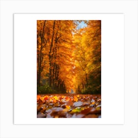 Autumn Forest 14 Art Print