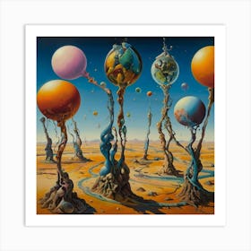 World Of Balloons Art Print