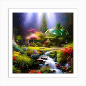 Fairy Garden 1 Art Print