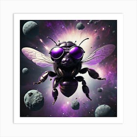 Bee In Space Art Print