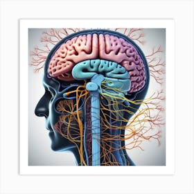 Brain And Nervous System 11 Art Print