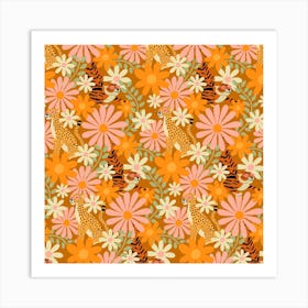 Wild Floral Pattern Art Print