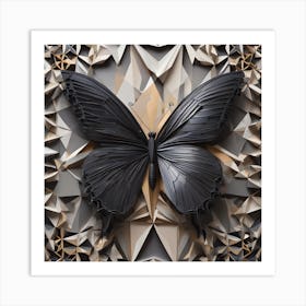 Origami Butterfly 1 Art Print