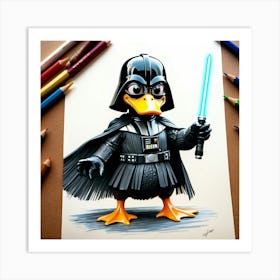 Darth Vader 3 Art Print